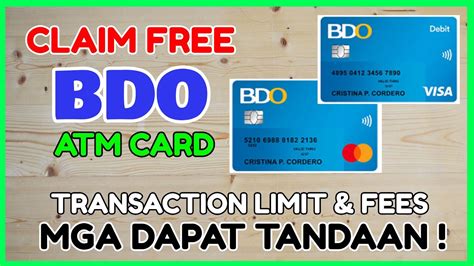 bdo smart money card|bdo debit card.